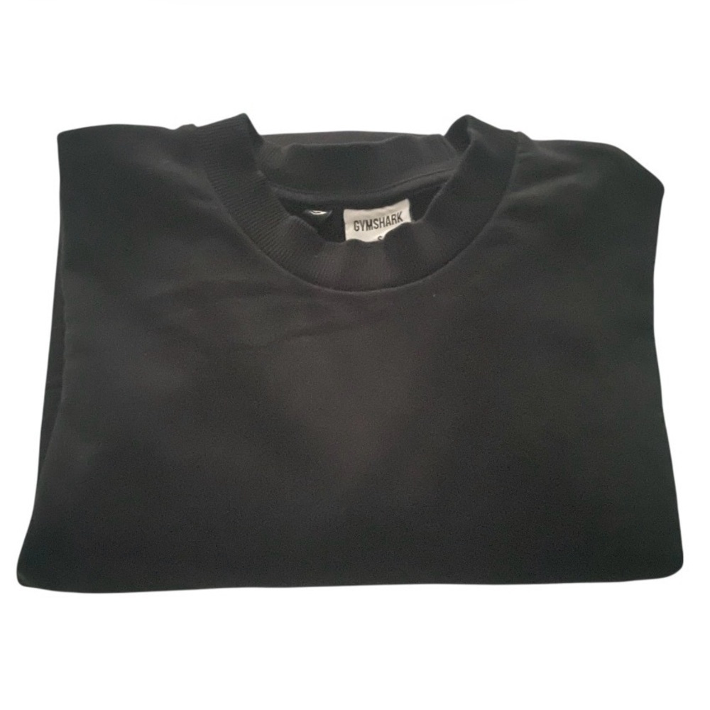 Gymshark Sweatshirt Womens Small Black Pullover Long Sleeve